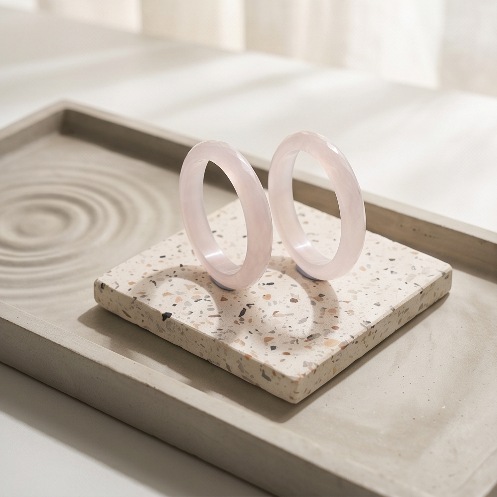 Pearl Opulence Original Belgian Crystal Bangles (Set of 2) – 12mm